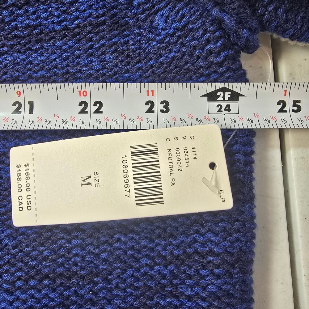 NWT Anthropologie Pilcro Oversized Crew-Neck Cotton Sweater. Size M. Ret. $168 - Picture 8 of 12